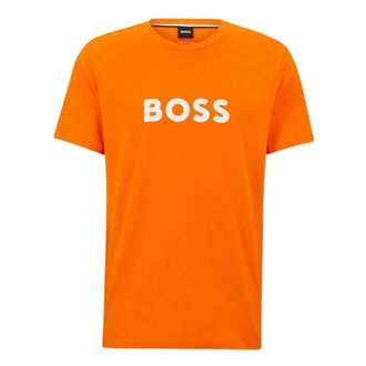 HUGO BOSS Tops, Heren, Oranje, S, T-Shirt Rn