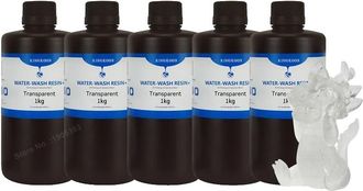 OEM Resina Lavable Con Agua, Alta Precisi&oacute;n, F&oacute;rmula De Bajo Olor, 5 Kg Transparente