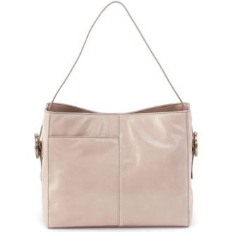 Hobo Render Leather Hobo Bag in Stone Gloss at Nordstrom