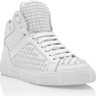 Philipp Plein Mid-Top Sneakers Luxe Unisex in White at Nordstrom, Size 36