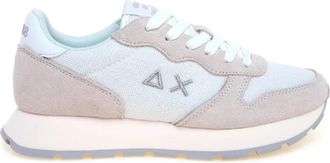 Sun 68 Ally Glitter Textile - Dames - Sneakers - Wit - 36 EU - Leer - Schoenen