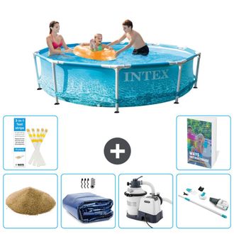 Intex Piscina Con Estructura Redonda - 305x76 Cm - 7-piezas S89