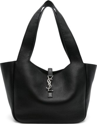 Saint Laurent Le 5 &Agrave; 7 Bea Leather Tote Bag