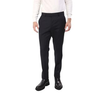 HUGO BOSS Heren, Broeken, Blauw, Maat: 4XL Leer