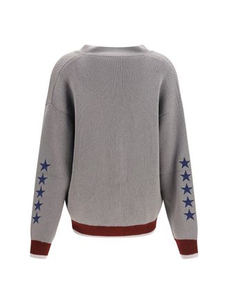 Off-white College Varsity Cardigan - Gray