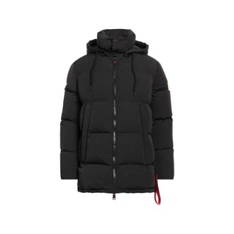 Afterlabel Jassen, Heren, Zwart, M, Leer, Donzen jas