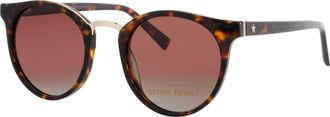 Elton John Sunglasses Brown