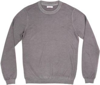 Sun 68 Vintage Ronde Effen Hoodies - Heren - Ronde hals truien - Grijs - XL - Truien & Vesten