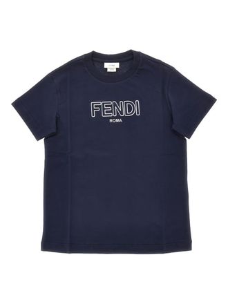 Fendi Cotton T-Shirt - Blue
