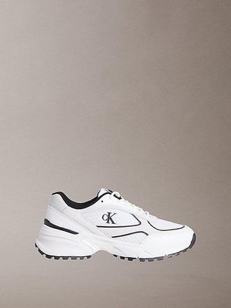 Calvin Klein Zapatillas De Piel Y Malla Transpirables