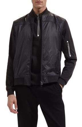 Bugatchi Soft Touch Knit Vest in Black at Nordstrom, Size X-Large