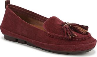 Naturalizer Betsy Tassel Moc Toe Loafer in Cranberry Red at Nordstrom, Size 9.5