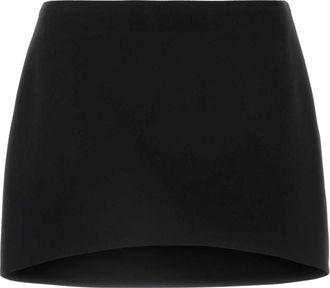 Givenchy Black wool mini skirt