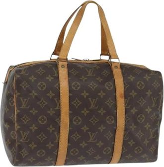 Louis Vuitton Pre-owned Weekend Bags, female, Brown, Size: ONE SIZE Pre-owned Canvas Travel Bag