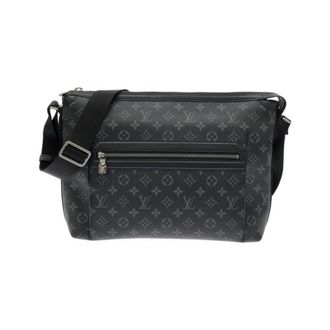 Louis Vuitton Black Coated Canvas Shoulder Bag (Pre-Owned)