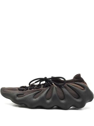 Yeezy by Kanye West pre-owned 450 textured-outsole sneakers - men - Fabric/Rubber/Rubber - 44.5 - Grey