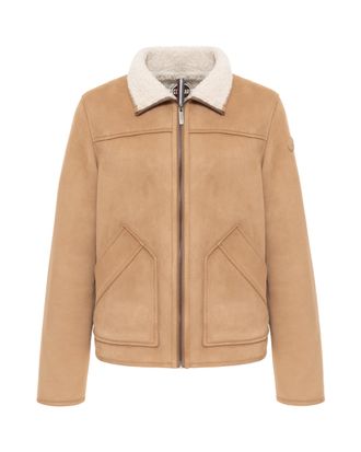 Colmar Marrakech White Shearling Collar Casual Leather Jacket