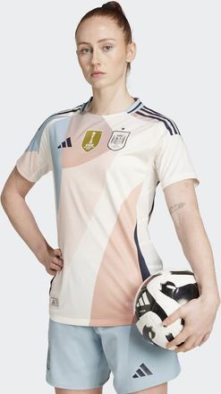 adidas Maglia fuori casa originale della Spagna 2025 (squadra femminile) bianco gesso