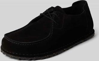 Birkenstock Schnürschuhe aus Leder Modell UTTI LACE SUEDE LEATHER in Black, Größe 41