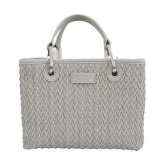 Emporio Armani My EA Small Shopper Bag - Dames - Handtassen - Grijs - ONE Size - Polyester - Tassen