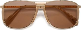 Marni Eyewear Occhiali da sole Vorluna - Marrone