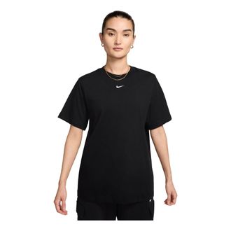 Nike (WMNS) Nike Sportswear Small Swoosh T-shirt Asia Sizing Black FD4150-010