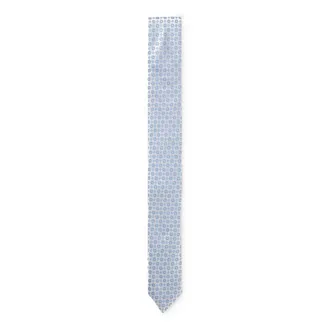 BOSS Silk-blend tie with jacquard pattern