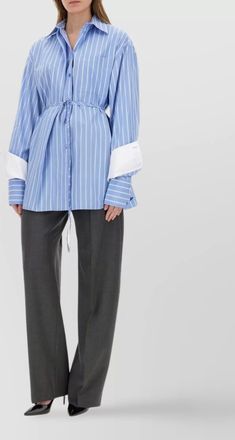 Sportmax oversized cotton shirt