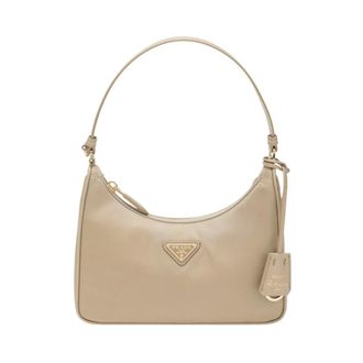 Prada Shoulder Bags, female, Brown, Size: ONE SIZE Mini Borsa Re-Edition 2005