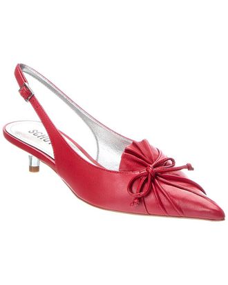 Schutz Zane Mid Leather Stiletto Pump