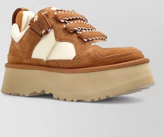 UGG leather low-top sneakers