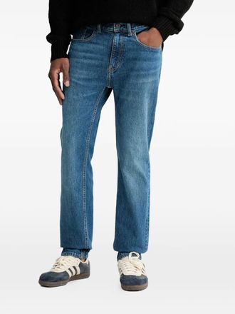 HUGO BOSS Jeans met vijf zakken - Blauw