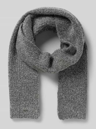 OPUS Schal in Strick-Optik Modell Aglezi in Mittelgrau, Gr&ouml;&szlig;e 1