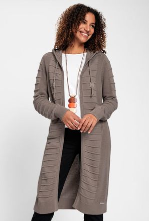 Casual Looks Longstrickjacke