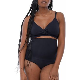 Ingrid & Isabel Cooling Postpartum Compression Underwear in Black at Nordstrom, Size X-Large