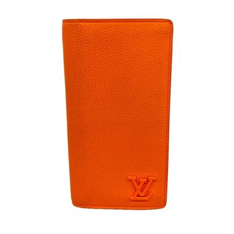 Louis Vuitton Orange Long Wallet (Bi-Fold) (Pre-Owned)