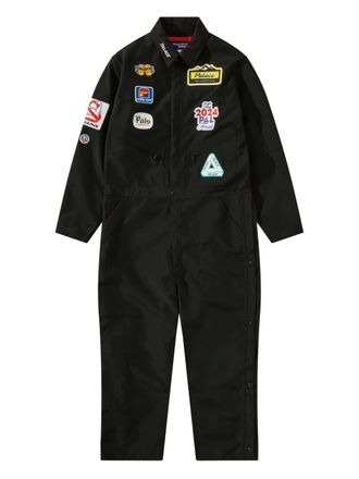 Junya Watanabe Jumpsuit met patches en lange mouwen - Zwart