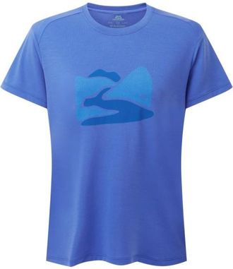 Mountain Equipment Headpoint Graphic Tee Funktionsshirt f&uuml;r Damen | blau