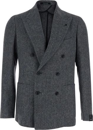 Tagliatore Jas met dubbele rij knopen - Grijs