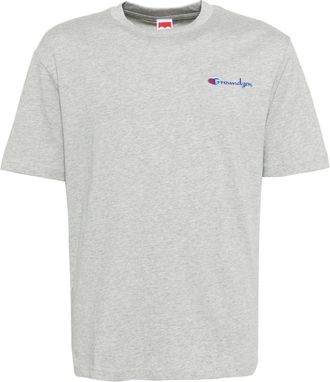 Ground-Zero logo print cotton t-shirt - men - Cotton - M - Grey