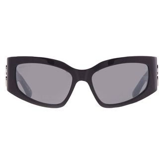 Balenciaga Grey Cat Eye Ladies Sunglasses BB0321S 009 57