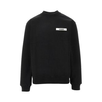 Jacquemus Gros Grain crewneck sweatshirt Man XL
