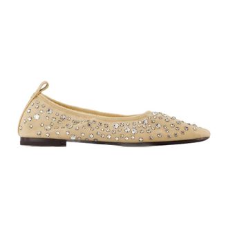 Tory Burch Neutro Sheer Crystal Ballerinas Nylon Beige - Shoes - Mujer - Beige - 35 EU