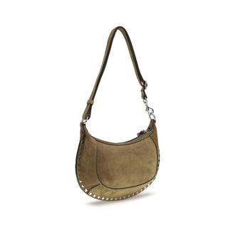 Isabel Marant Studded Suede Shoulder Bag - Beige