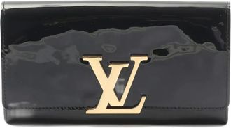 Louis Vuitton 2010s Louise Vernis bi-fold wallet - Black