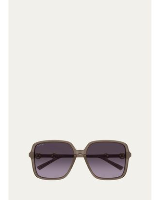 Gucci Generation Horsebit 59MM Butterfly Sunglasses
