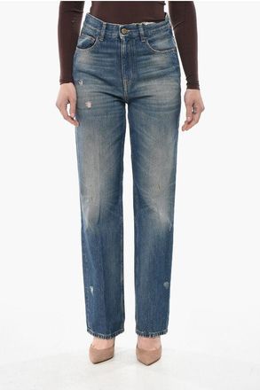 Golden Goose Slim-Fit Jeans with Vintage Effect and 20cm Distressed Detai size 25