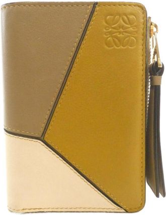 Loewe Ochre Yellow Leather Wallet (Bi-Fold) (Pre-Owned)