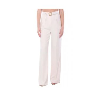 Elisabetta Franchi Mujer, Pantalones, Beige, Talla: L