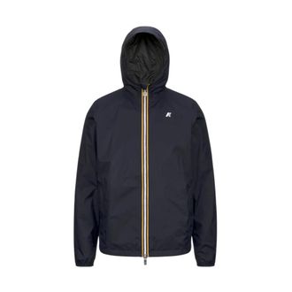 K-Way K-Way, Rain Jackets, male, Blue, Size: S Jake Plus.2 Reversible Jacket